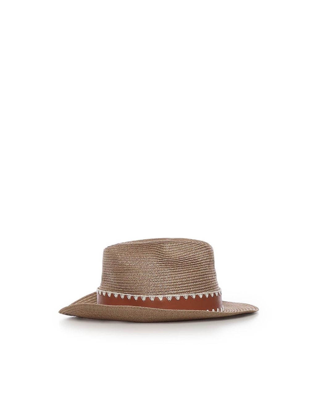 Eleventy Multicolor Abaca Hat for men