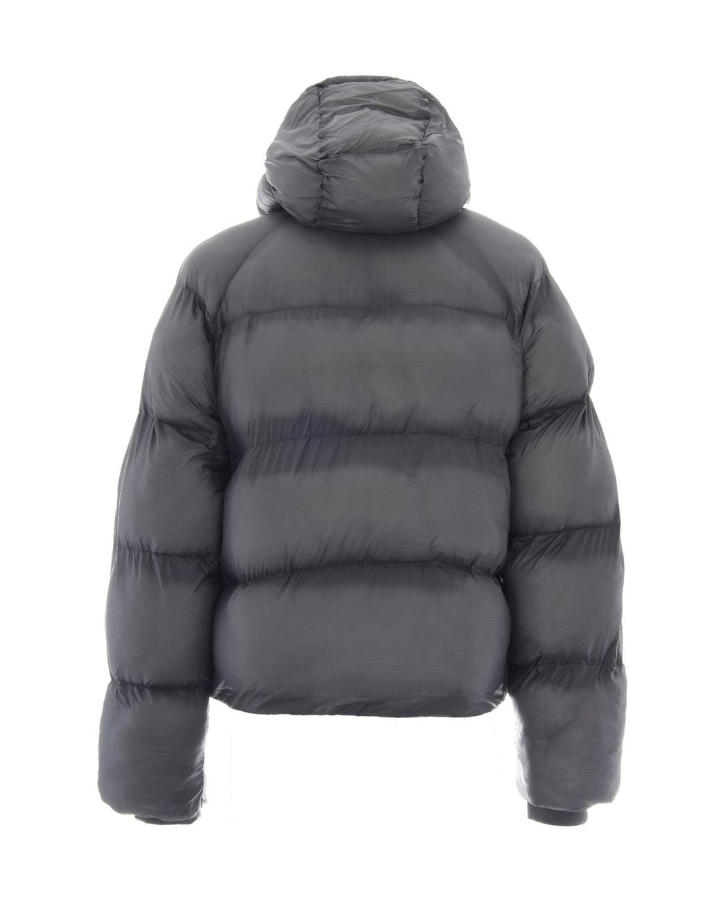 Daily Paper Gray Quilted Puffer Jacket Nylon Padded & Down for men