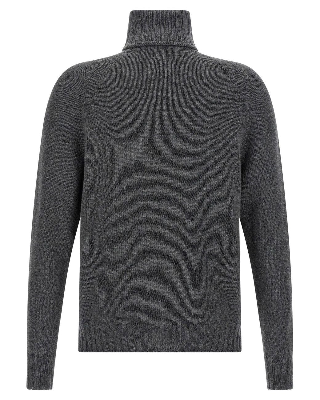 Ma'ry'ya Gray Virgin Wool And Cashmere Blend Sweater