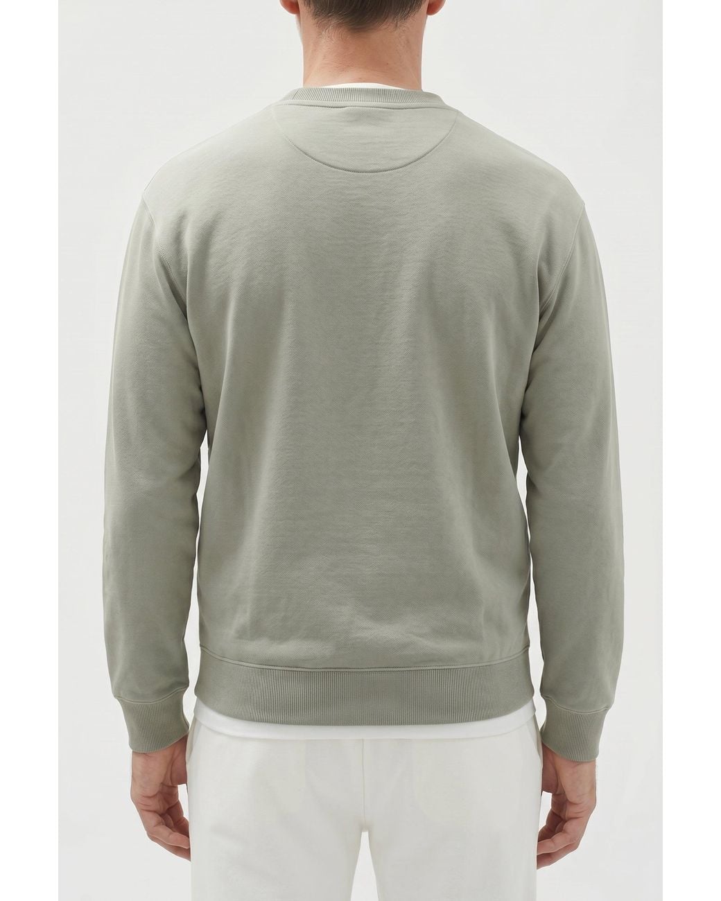 Brunello Cucinelli Green Light Cotton Sweater for men