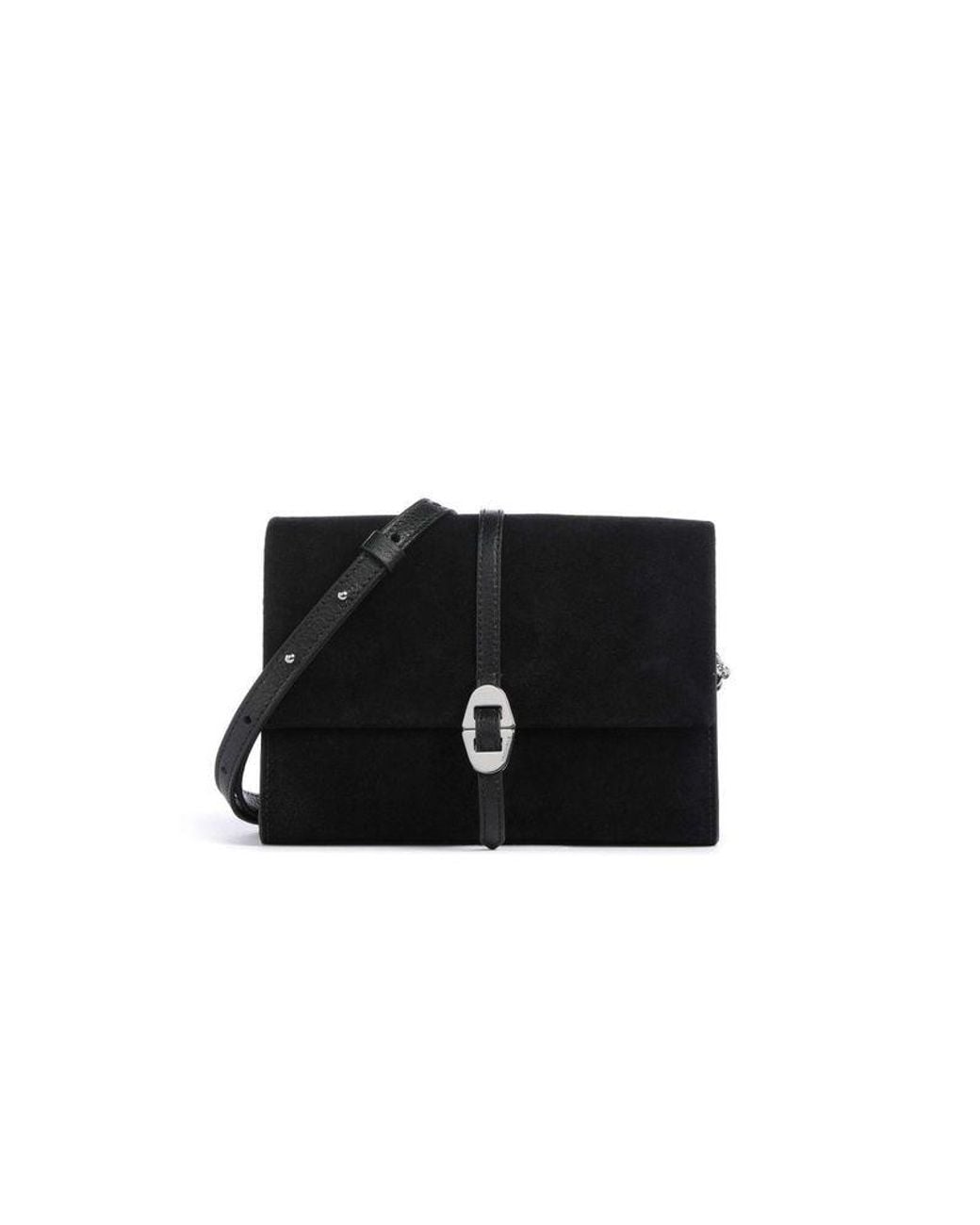 Coccinelle Black Crossbody Bag Cowhide Leather