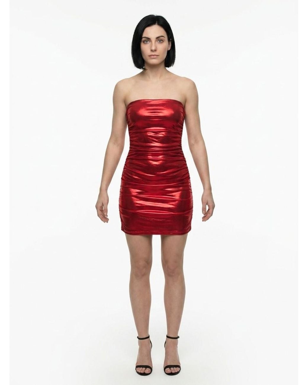Dolce & Gabbana Red Cotton Cocktail Dress