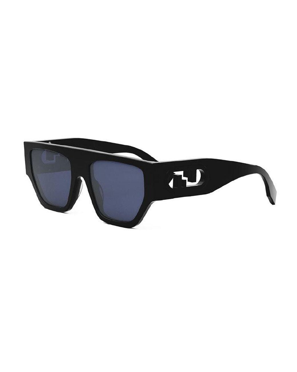 Fendi Black Fe40108U Shiny Mini Sunglasses
