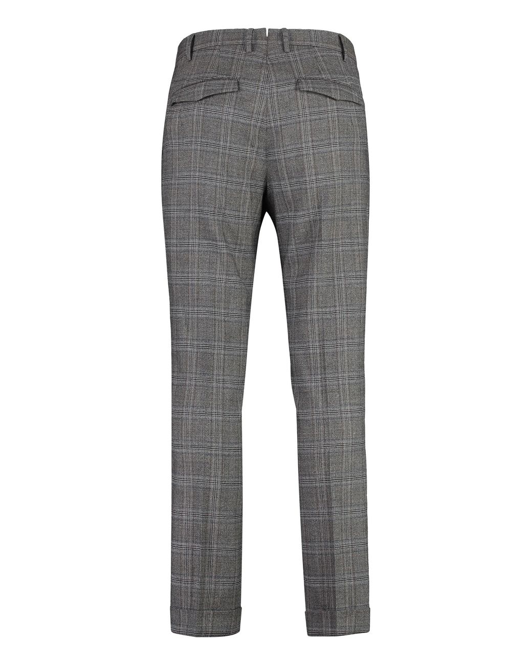 PT Torino Gray Pt Torino Virgin Wool Trousers for men