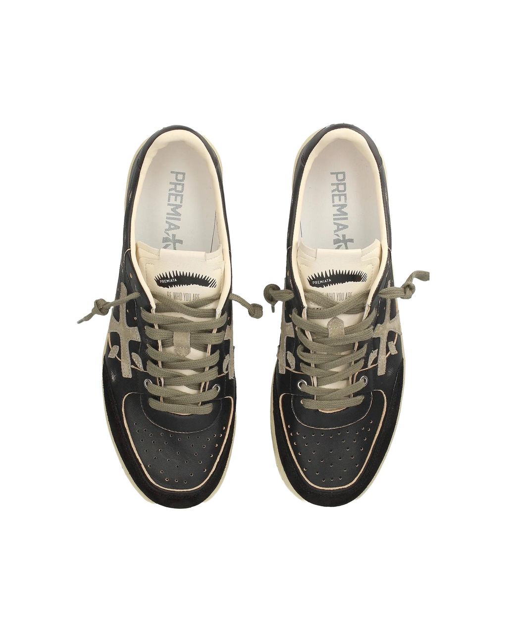 Premiata Black Sneakers Bsktclay Sole: Rubber for men
