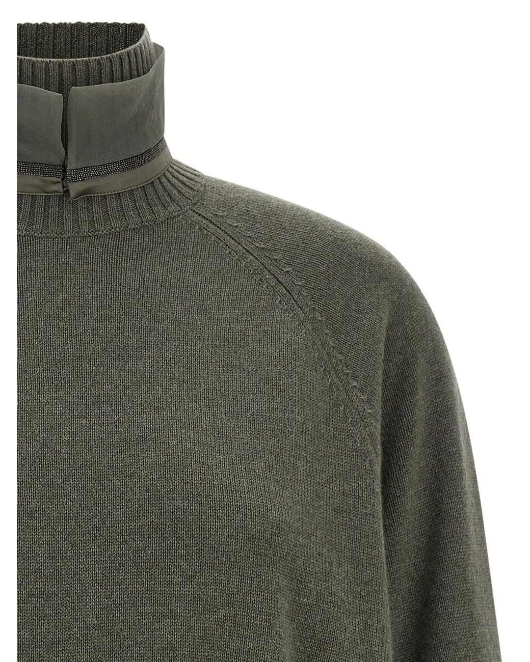 Brunello Cucinelli Green Sweater