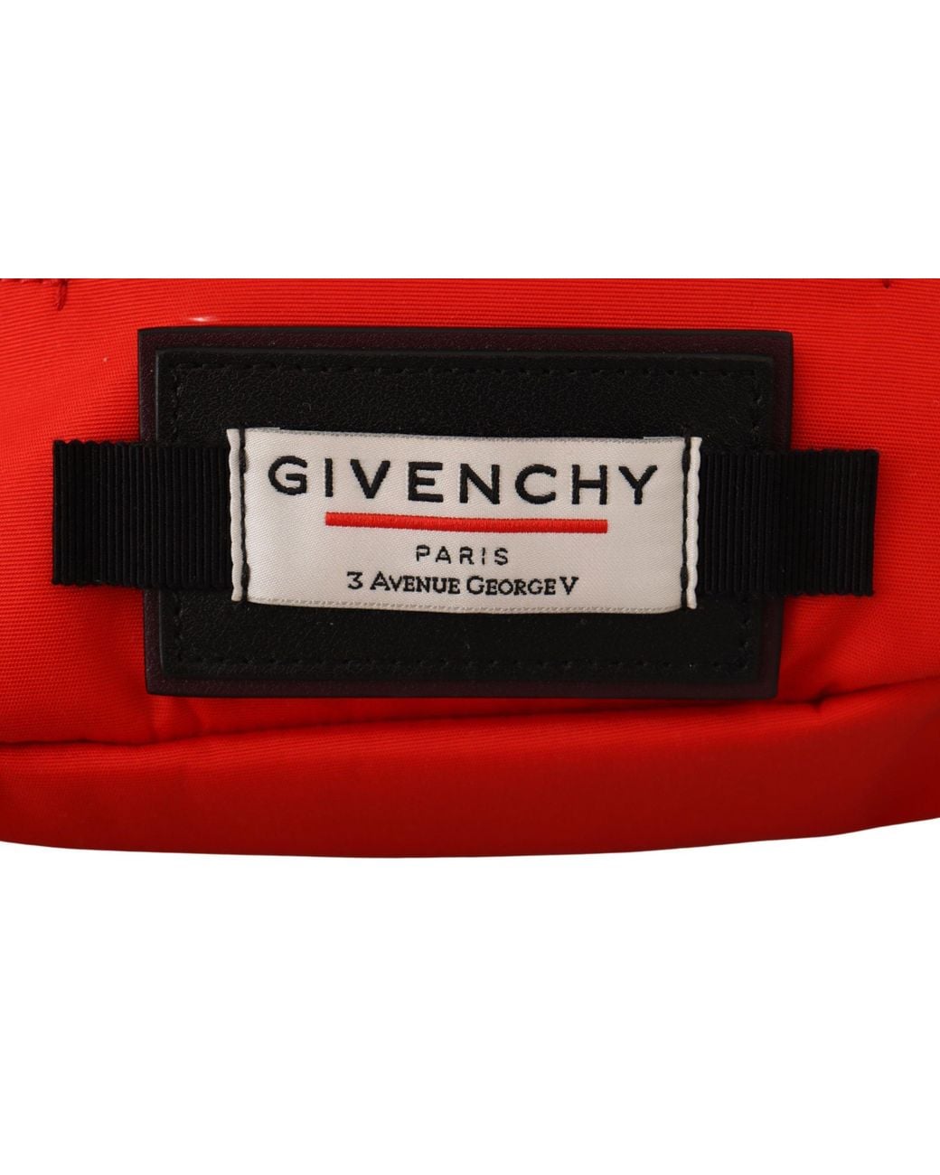 Givenchy Red Elegant Large Bum Belt Bag for men