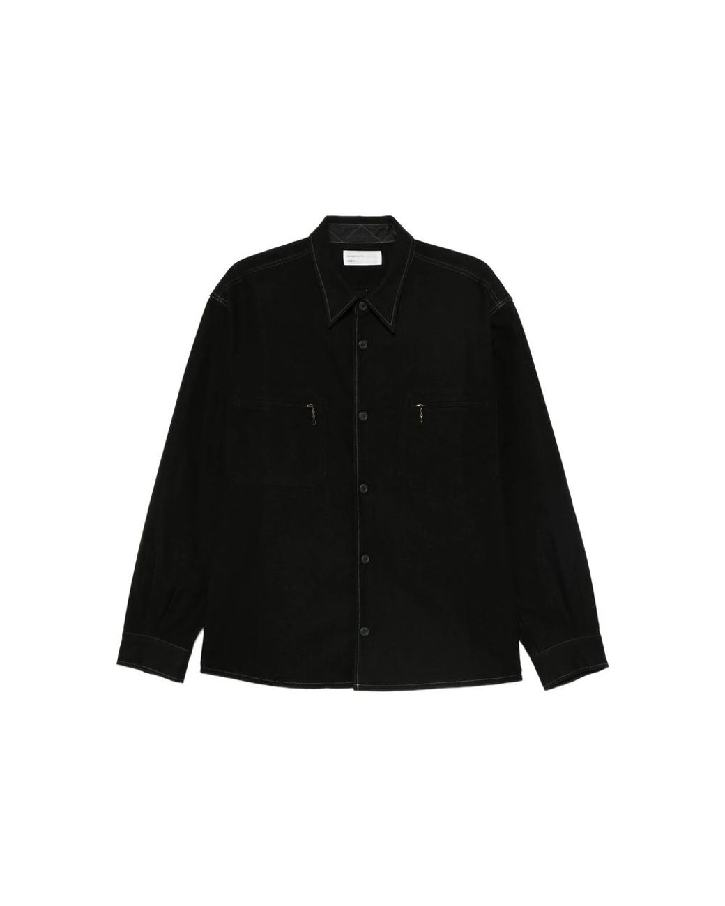 Chimala Black Point-Collar Shirt for men