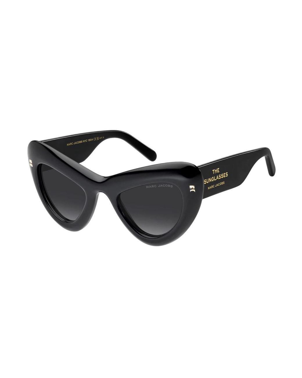 Marc Jacobs Black 798S Cat-Eye Sunglasses