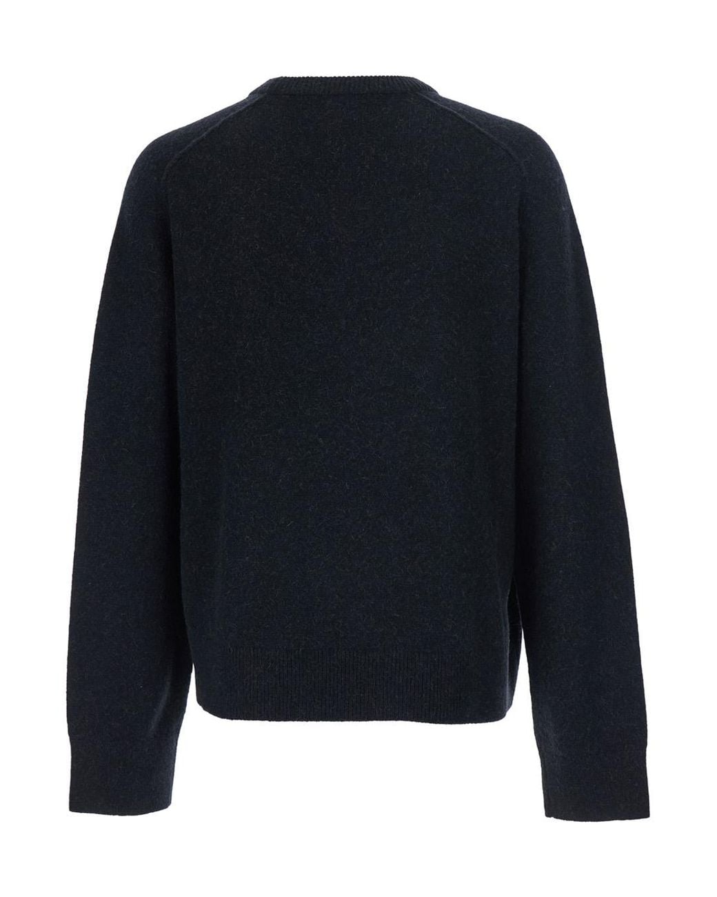 Acne Blue Cotton Round Neck Sweater Top for men