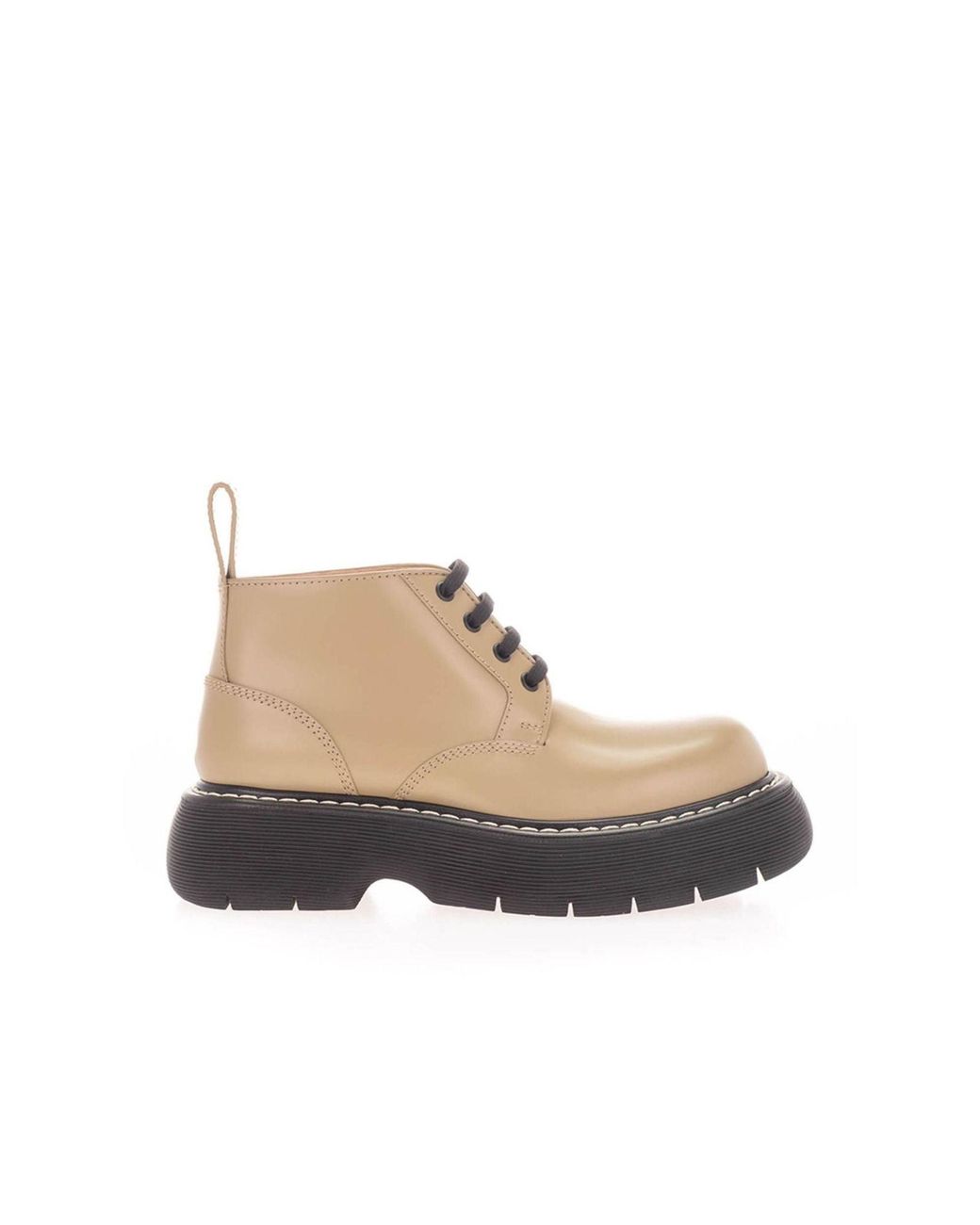 Bottega Veneta Natural The Bounce Lace-Up Boots