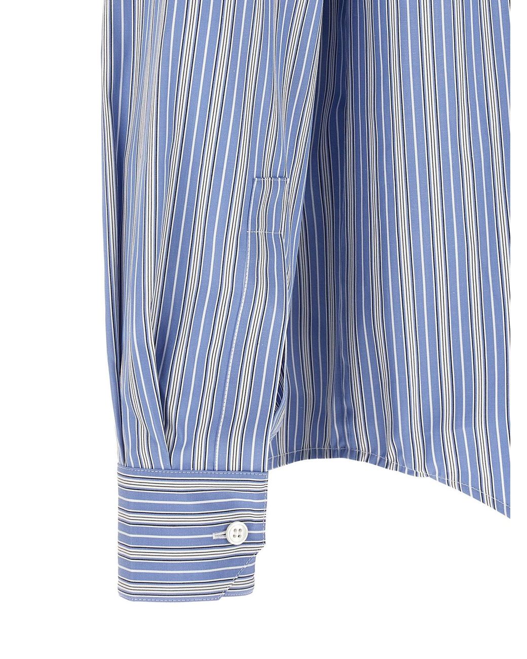 Saint Laurent Blue Cassandre Shirt for men