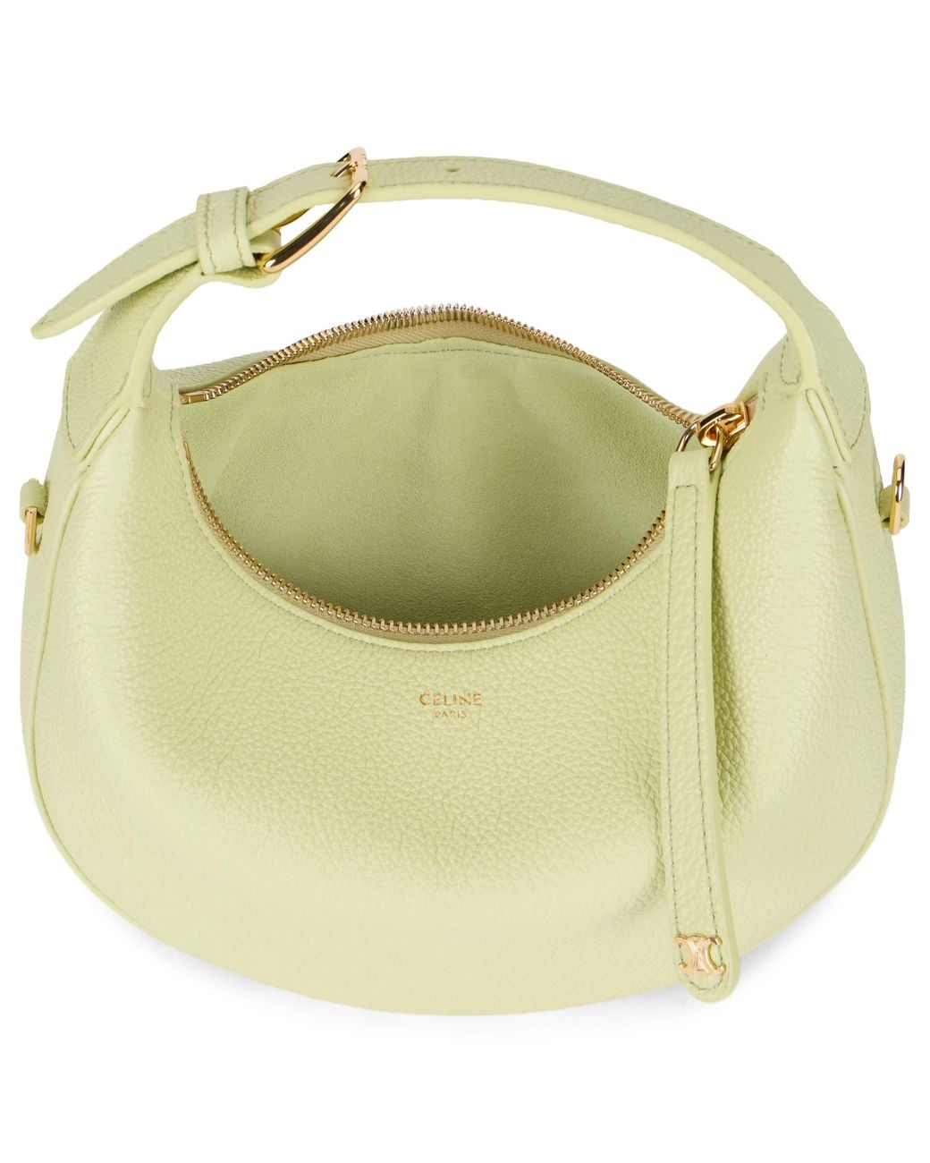 Céline Metallic Teen Mini Curvy Handbag