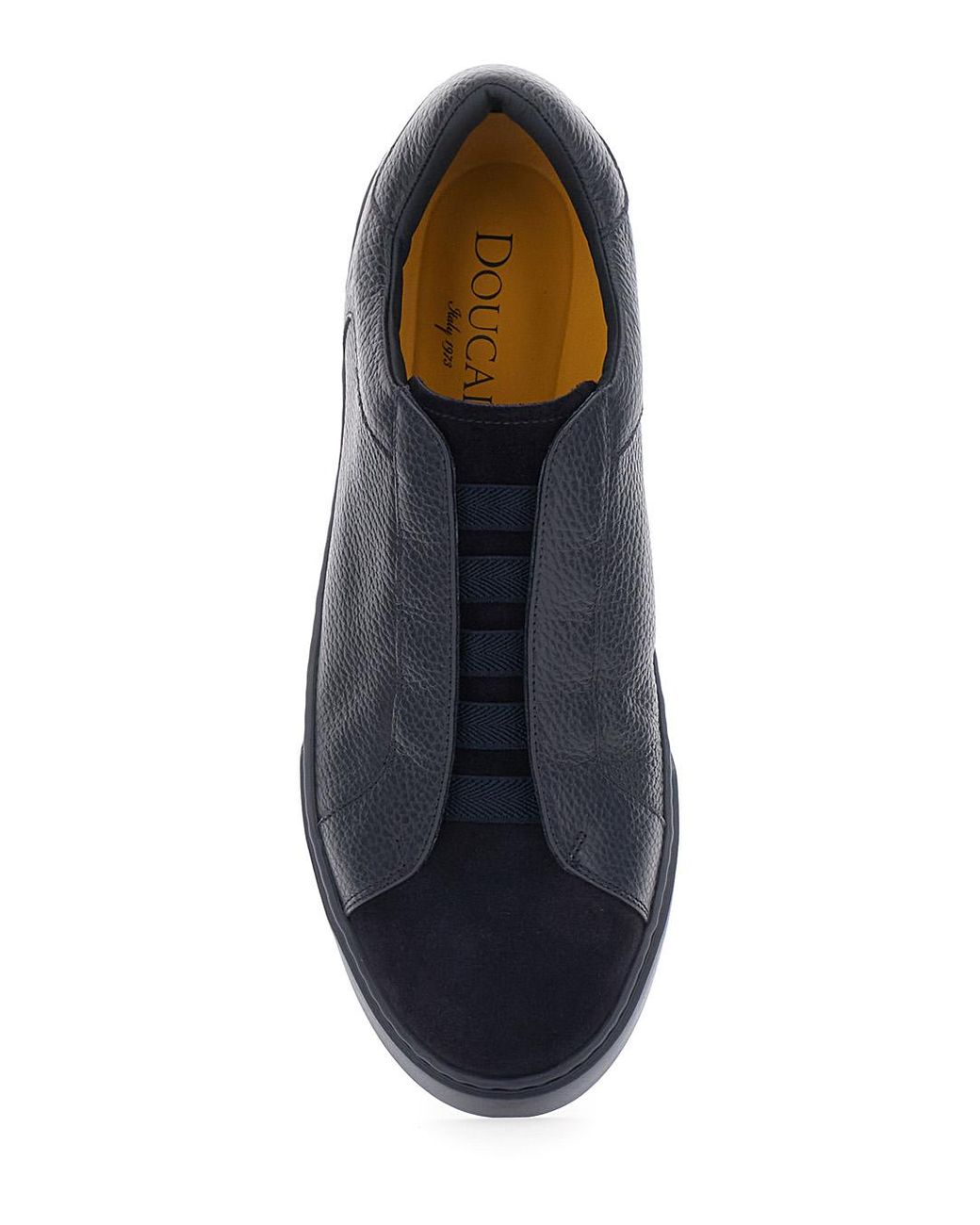 Doucal's Blue Sneakers Spencer Calfskin Trainers for men