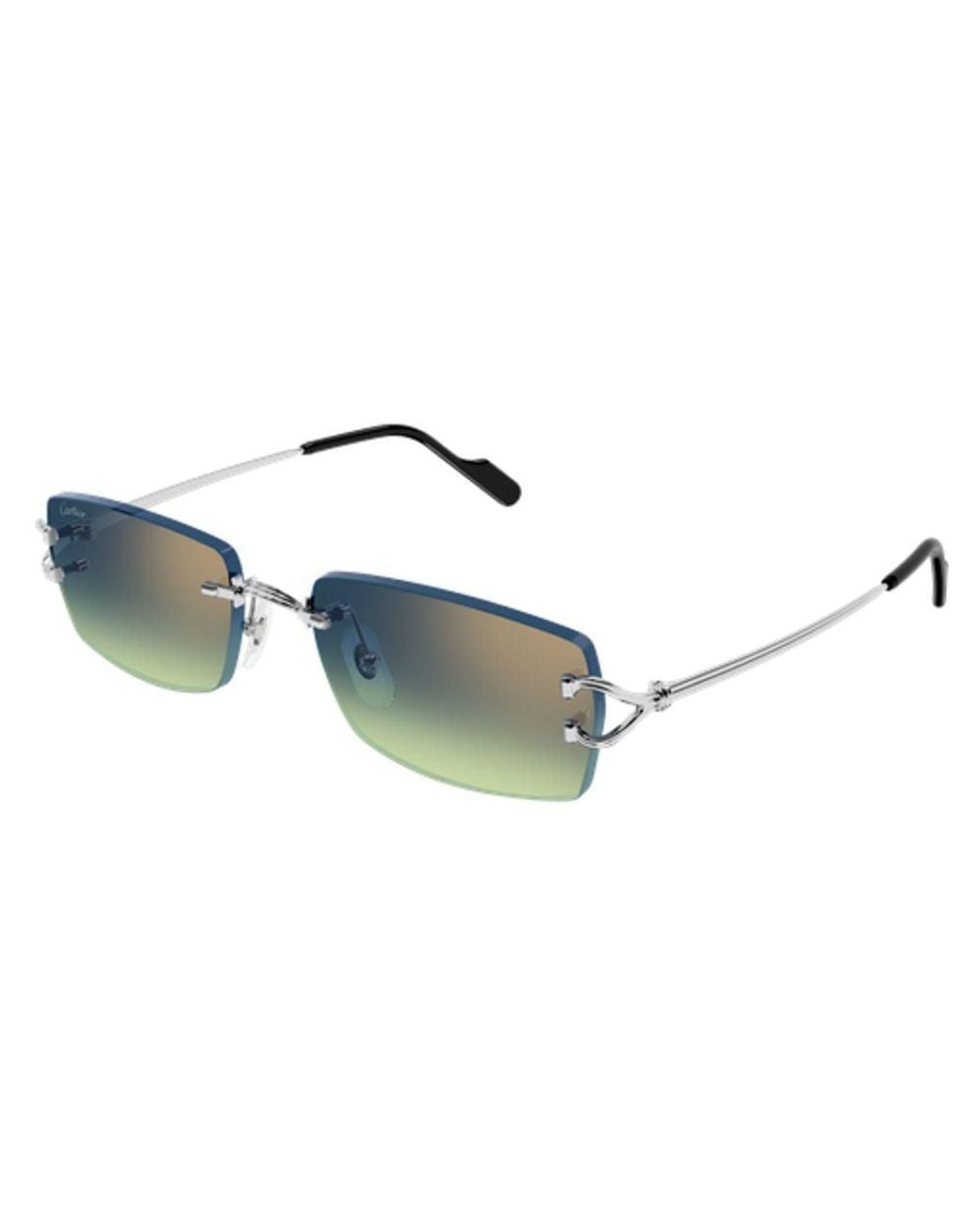 Cartier Blue Cartier Eyewear Ct0550S008 Sunglasses for men