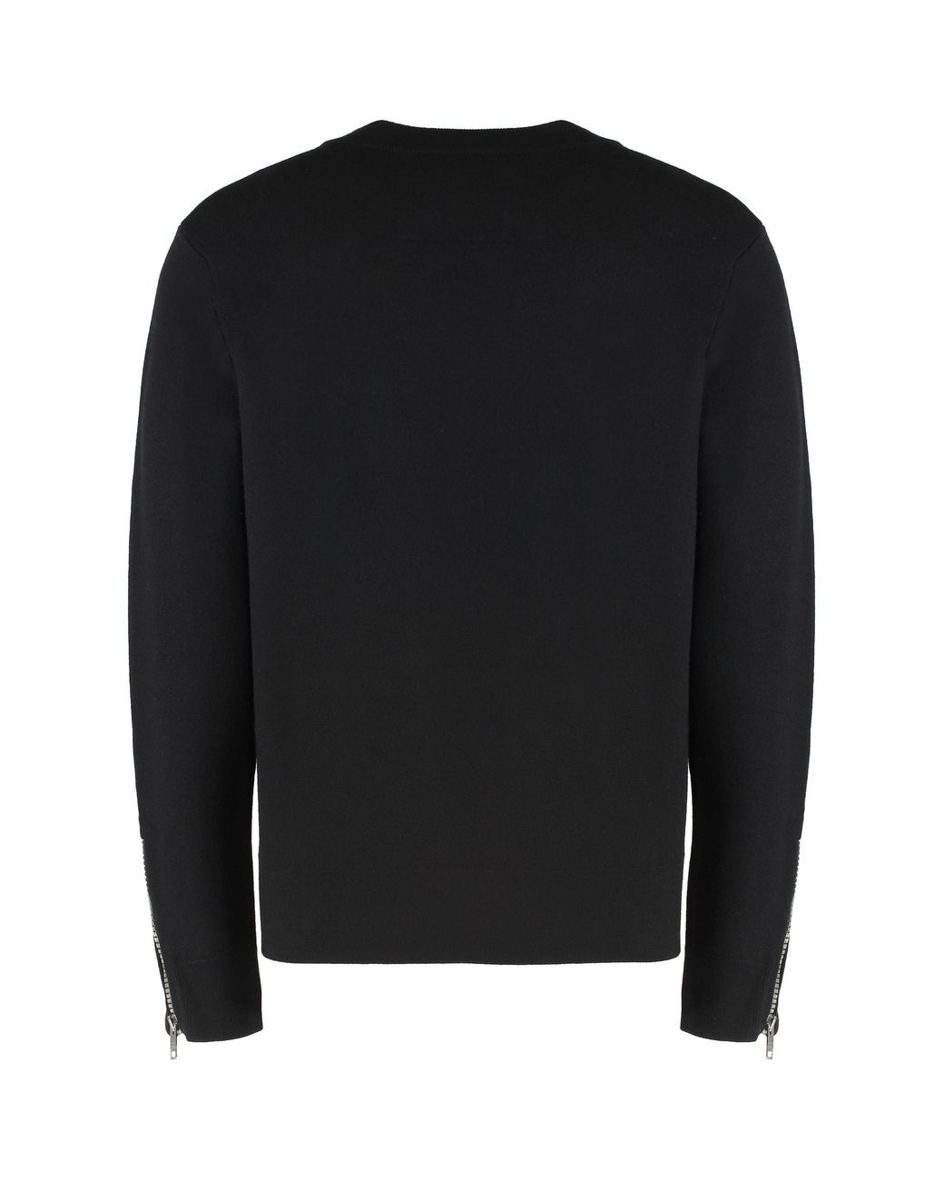 Givenchy Black Crew-Neck Wool Sweater Sweatshirts for men