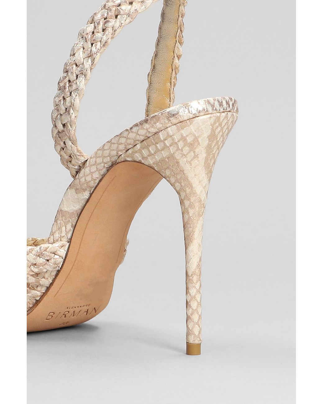 Alexandre birman gold sandals store