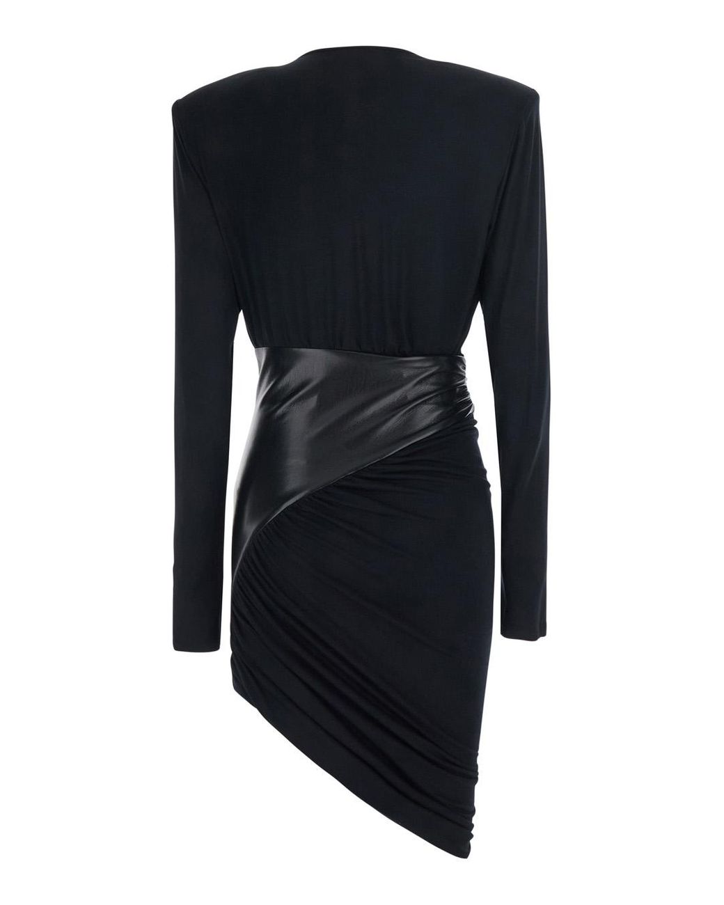 ANDAMANE Black Mini Dress Ursula Viscose