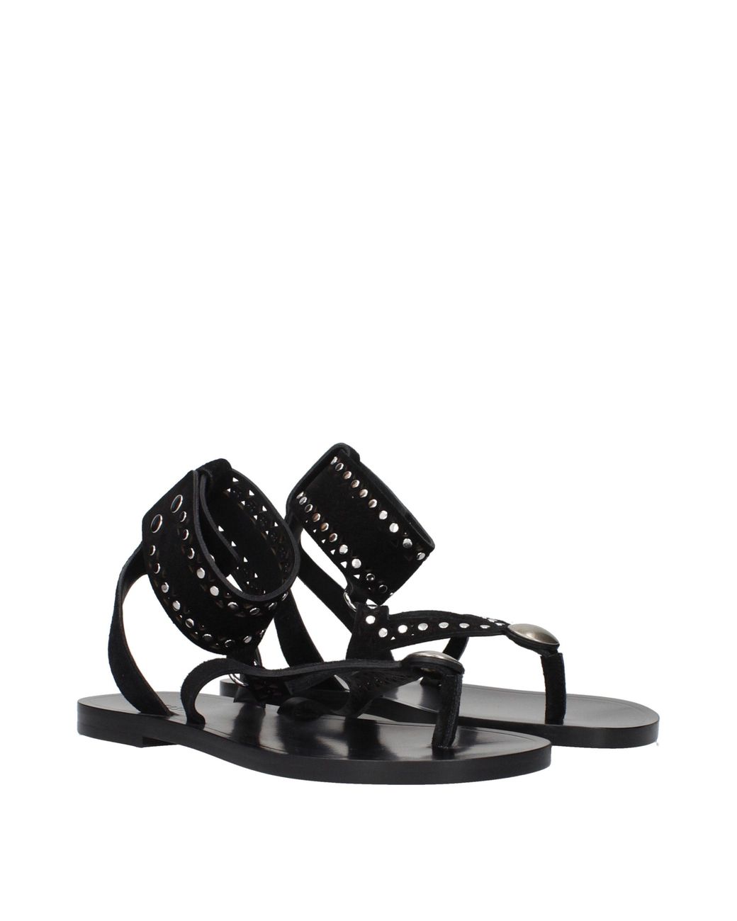 Isabel Marant Black Lize Studded Sandals