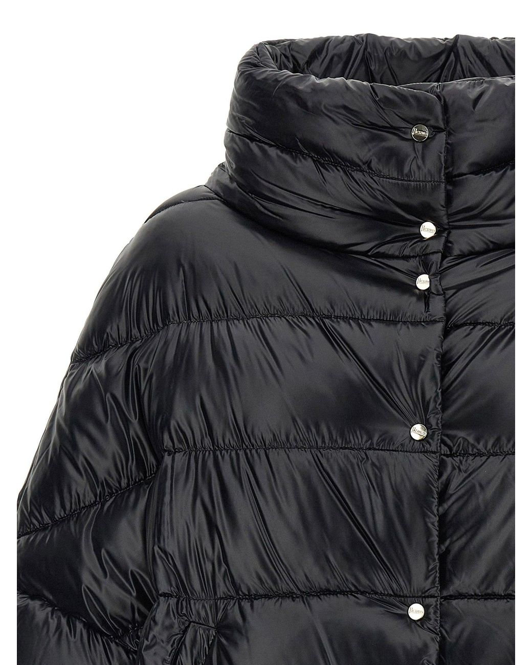 Herno Black Ultralight Hood Down Jacket