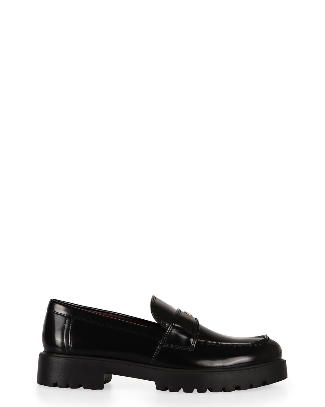 Tory Burch Black Leather Loafers