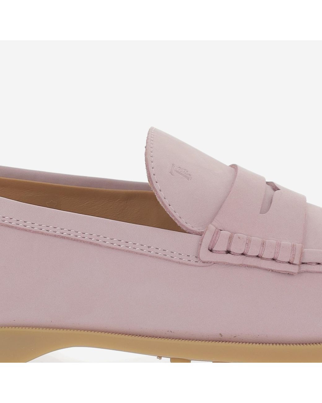 Tod's Brown Leather Loafers Calfskin