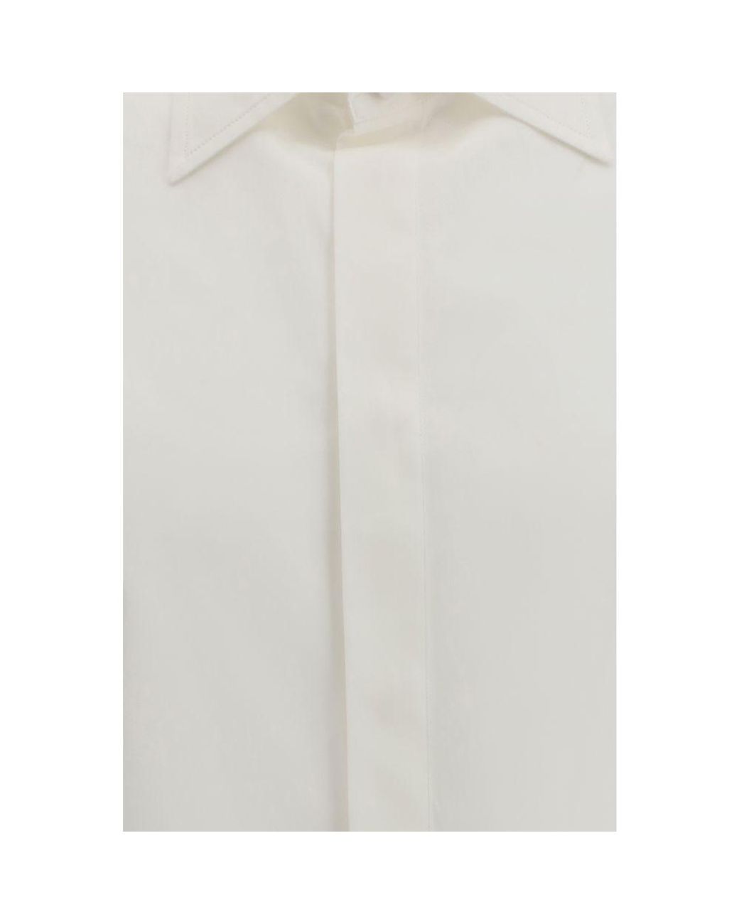 Valentino Garavani White Cotton Dress Shirt for men