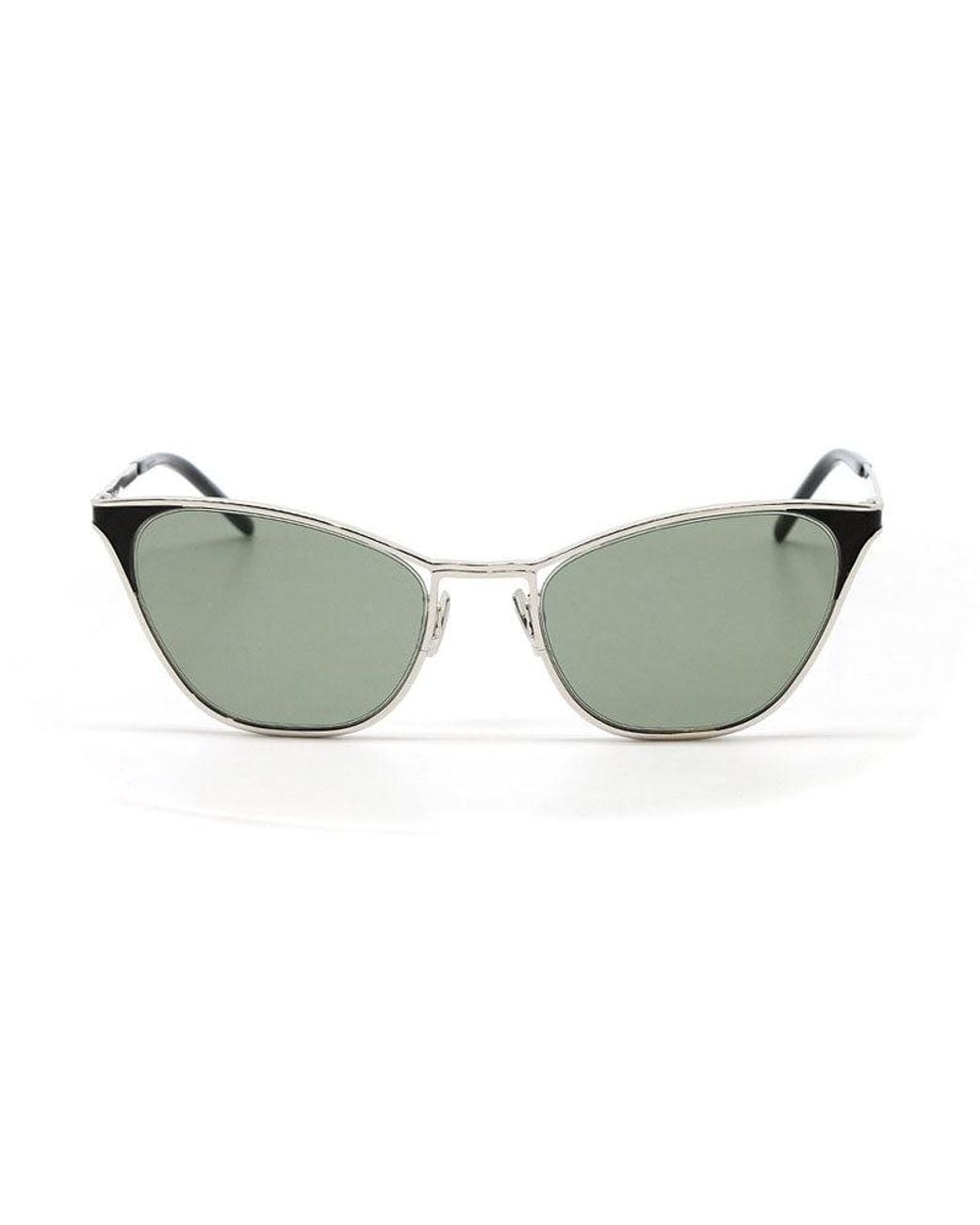 Saint Laurent Gray Sunglasses Cat Eye Full Rim, Frame And Lens Sl409003