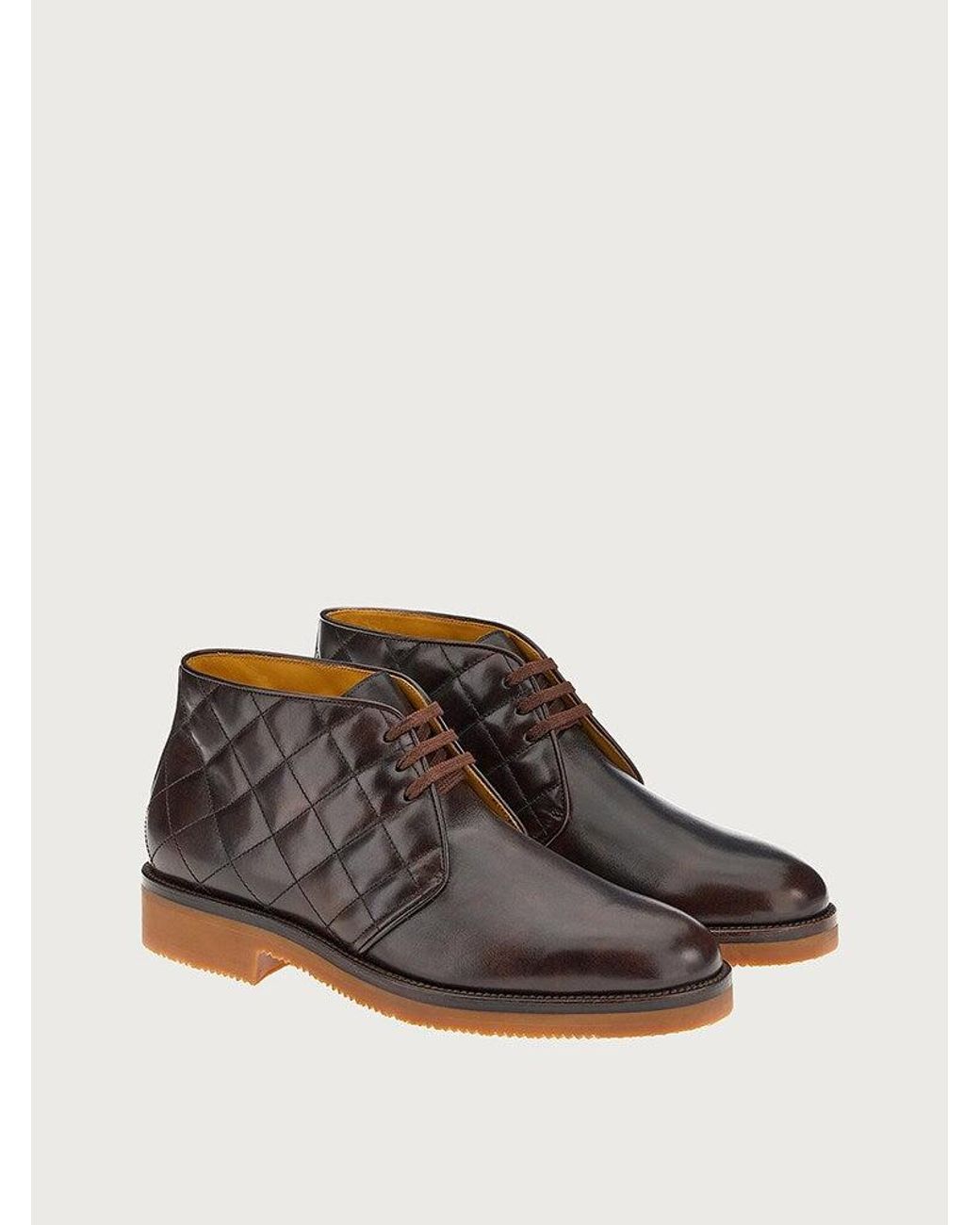 Ferragamo Brown Desert Boot for men