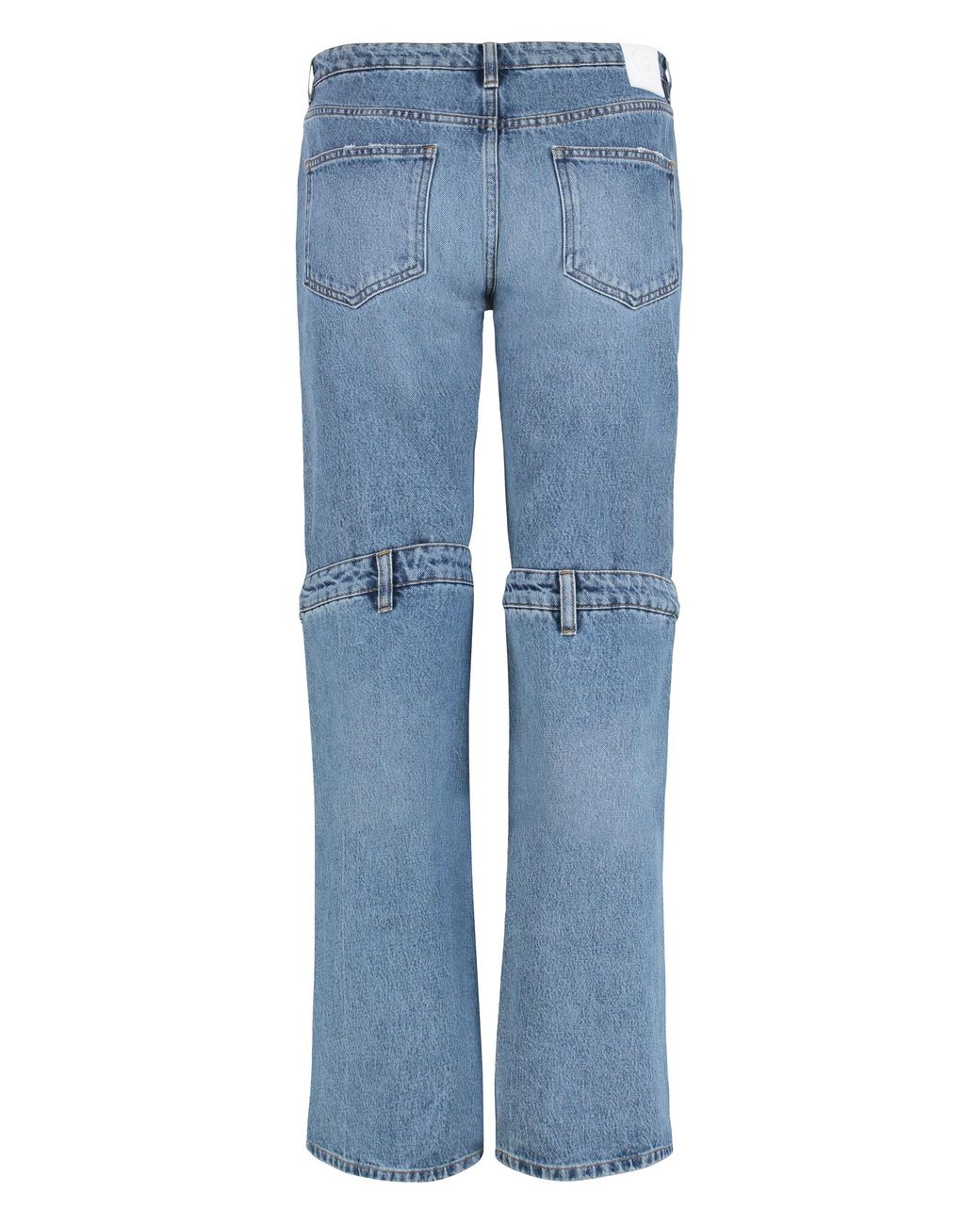 Coperni Blue Straight-Leg Jeans Cotton