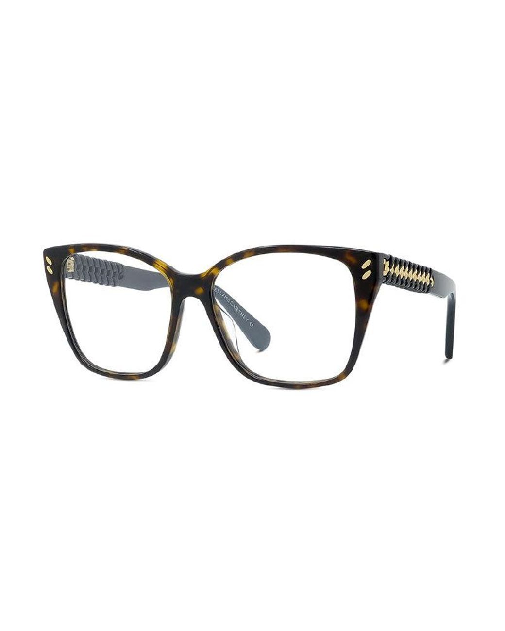 Stella McCartney Black Frame And Lens Eyeglasses