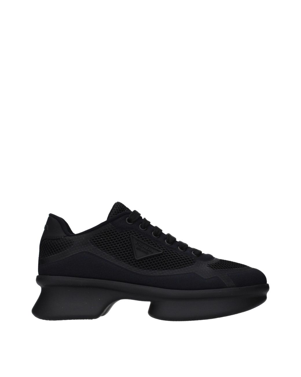 Prada Black Sneakers Fabric