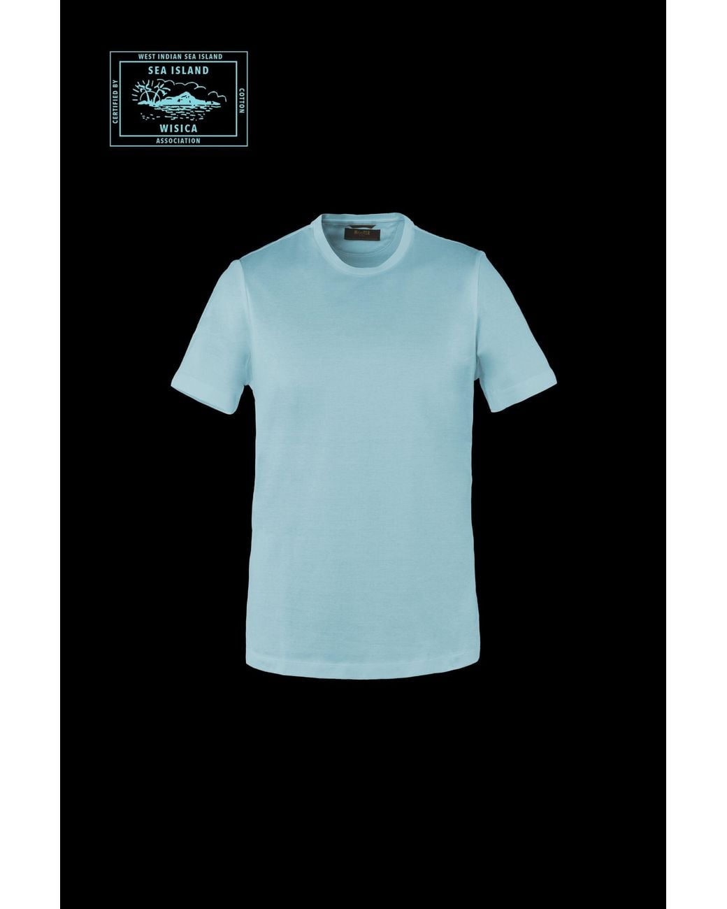 Moorer Black Light Short Sleeve Sweater for men