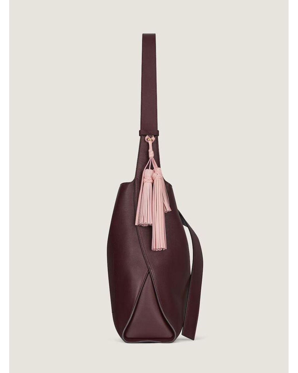 Givenchy Purple Givenchy Veal Leather Shoulder Bag