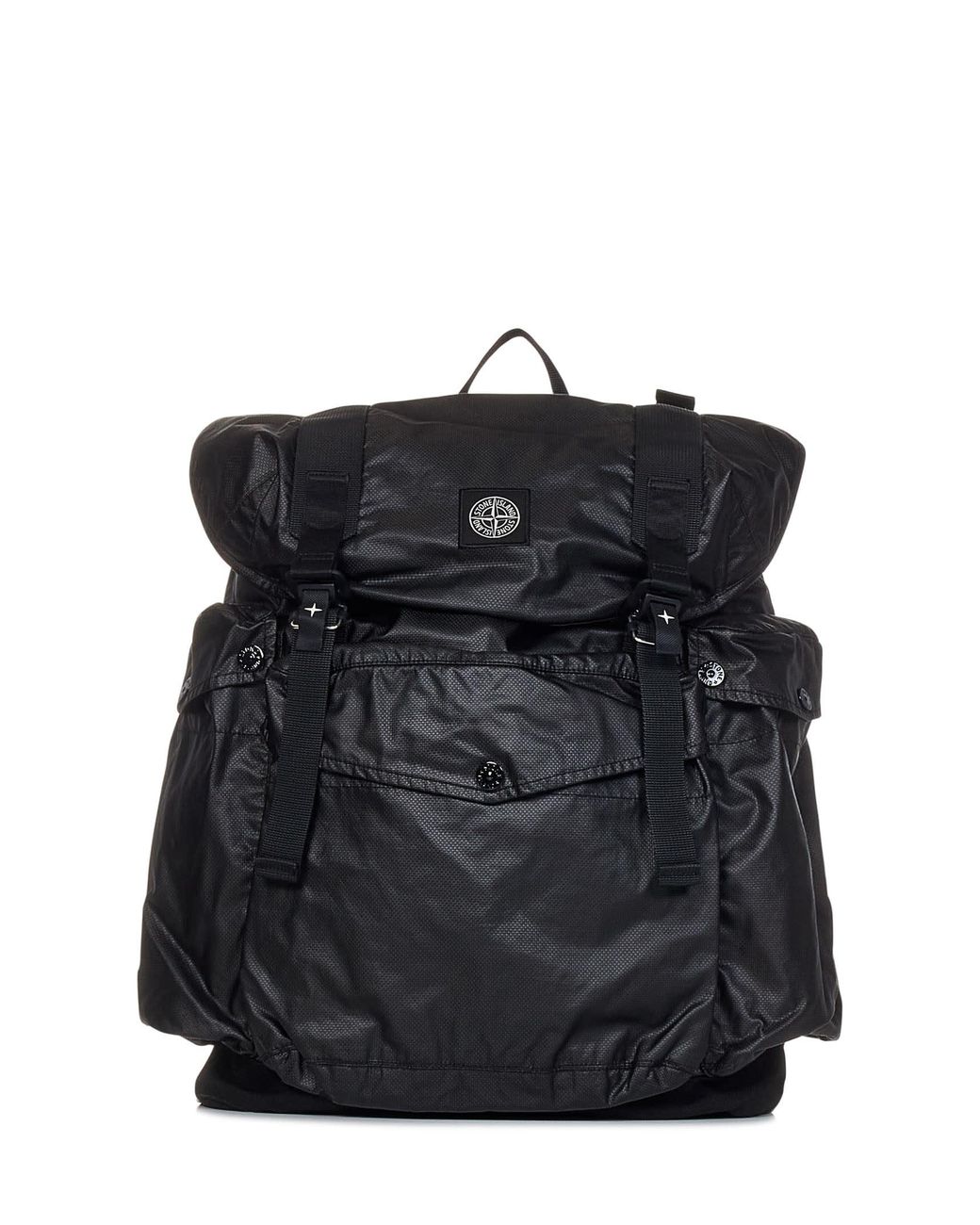 Stone Island Backpack in Black for Men | Lyst