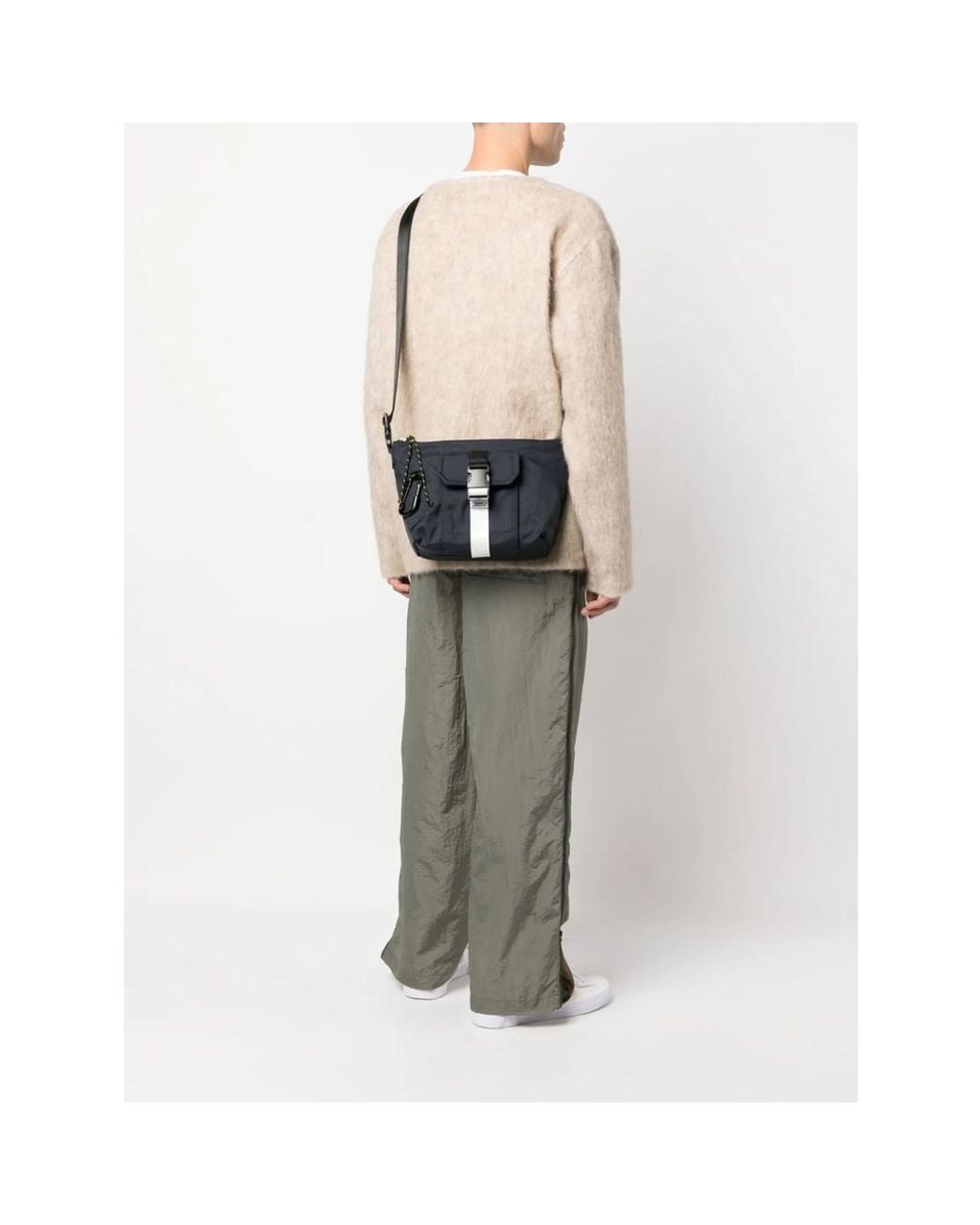 A.P.C. Black Bum Bag Lucille Nylon Outer: Shoulder for men