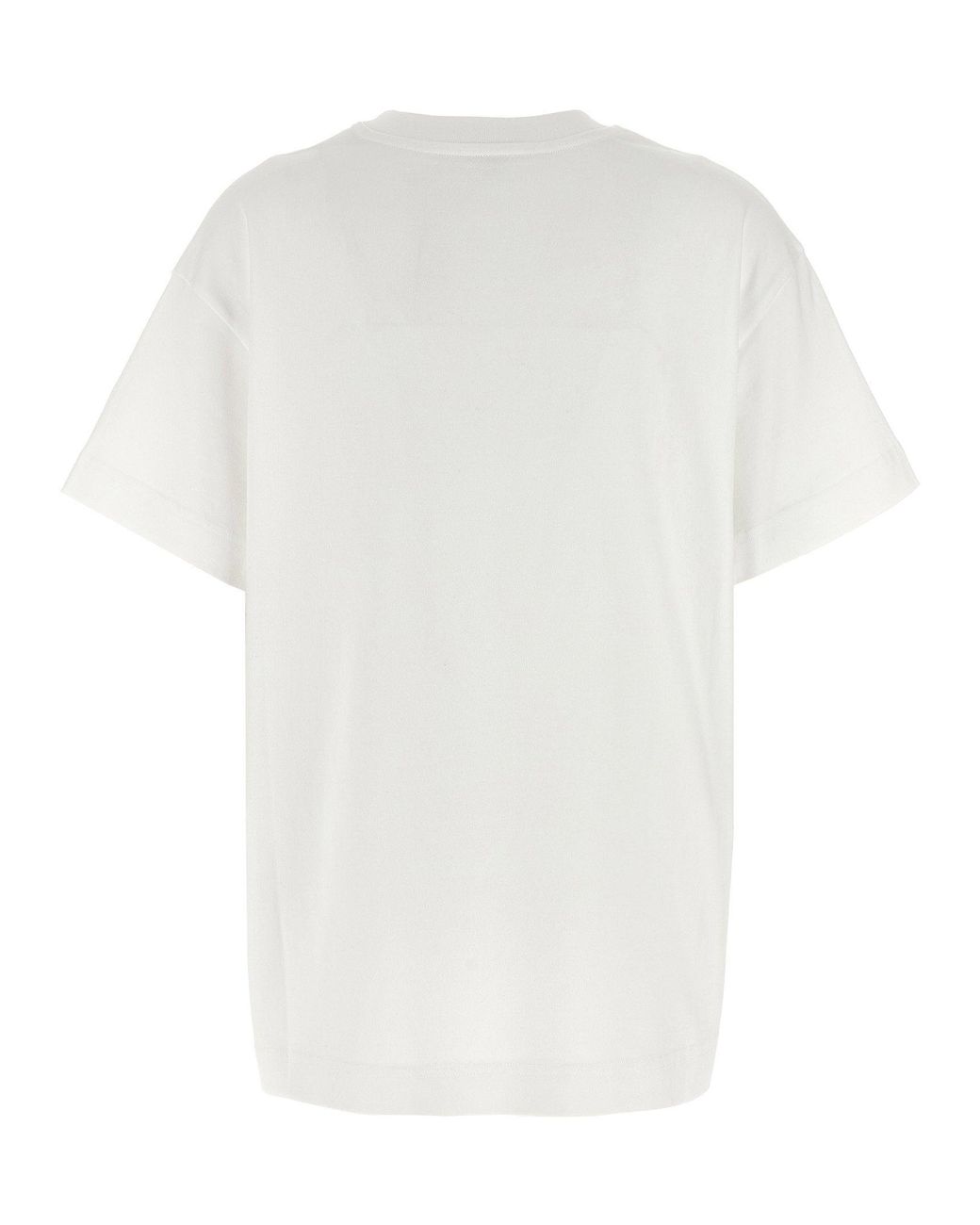 Givenchy White Logo-Embroidered T-Shirt