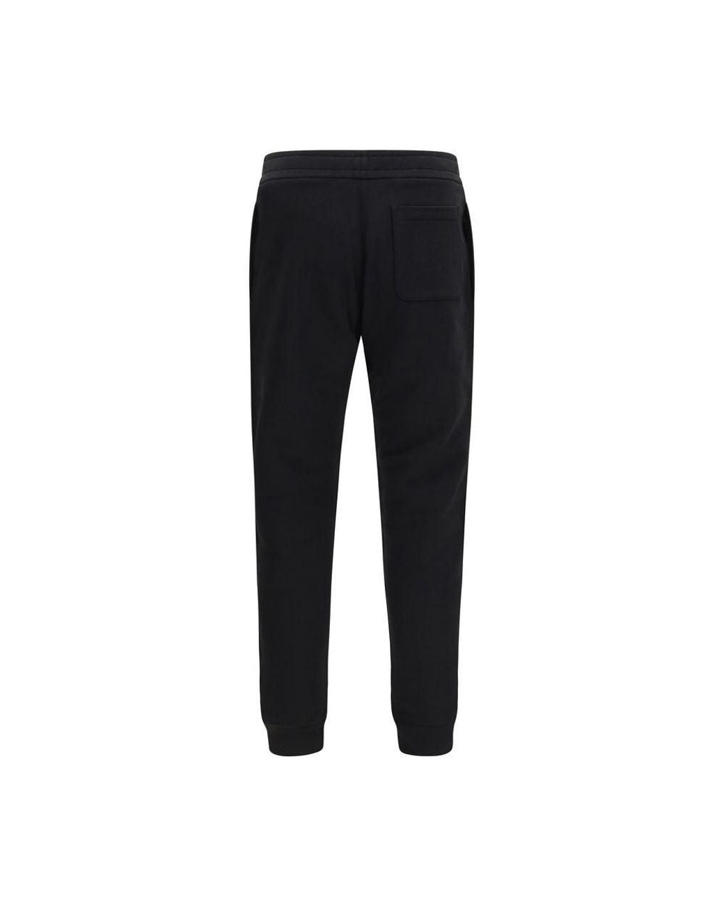 Moncler Black Moncler Cotton Tapered Joggers for men