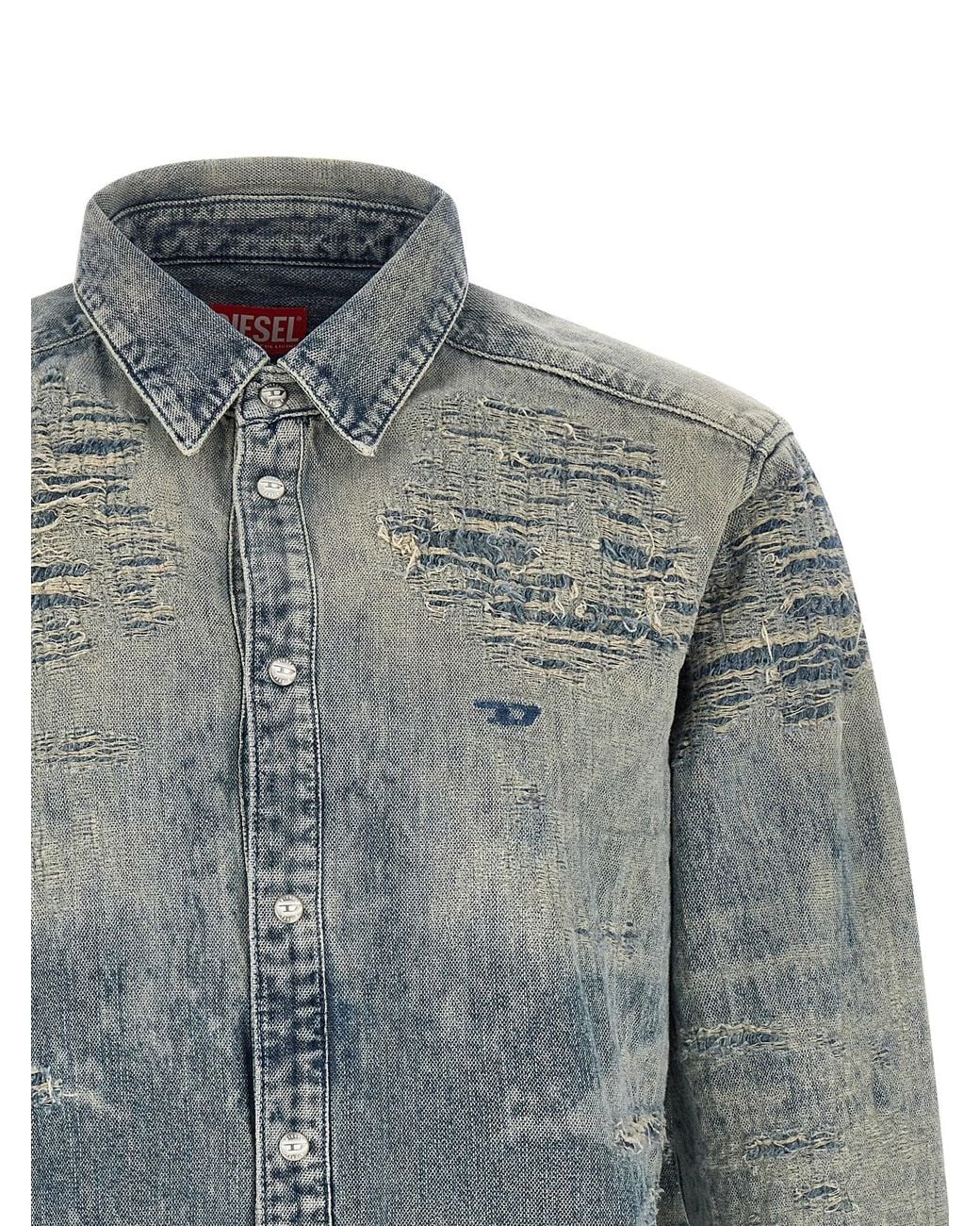 DIESEL Gray D-Simply Shirt for men