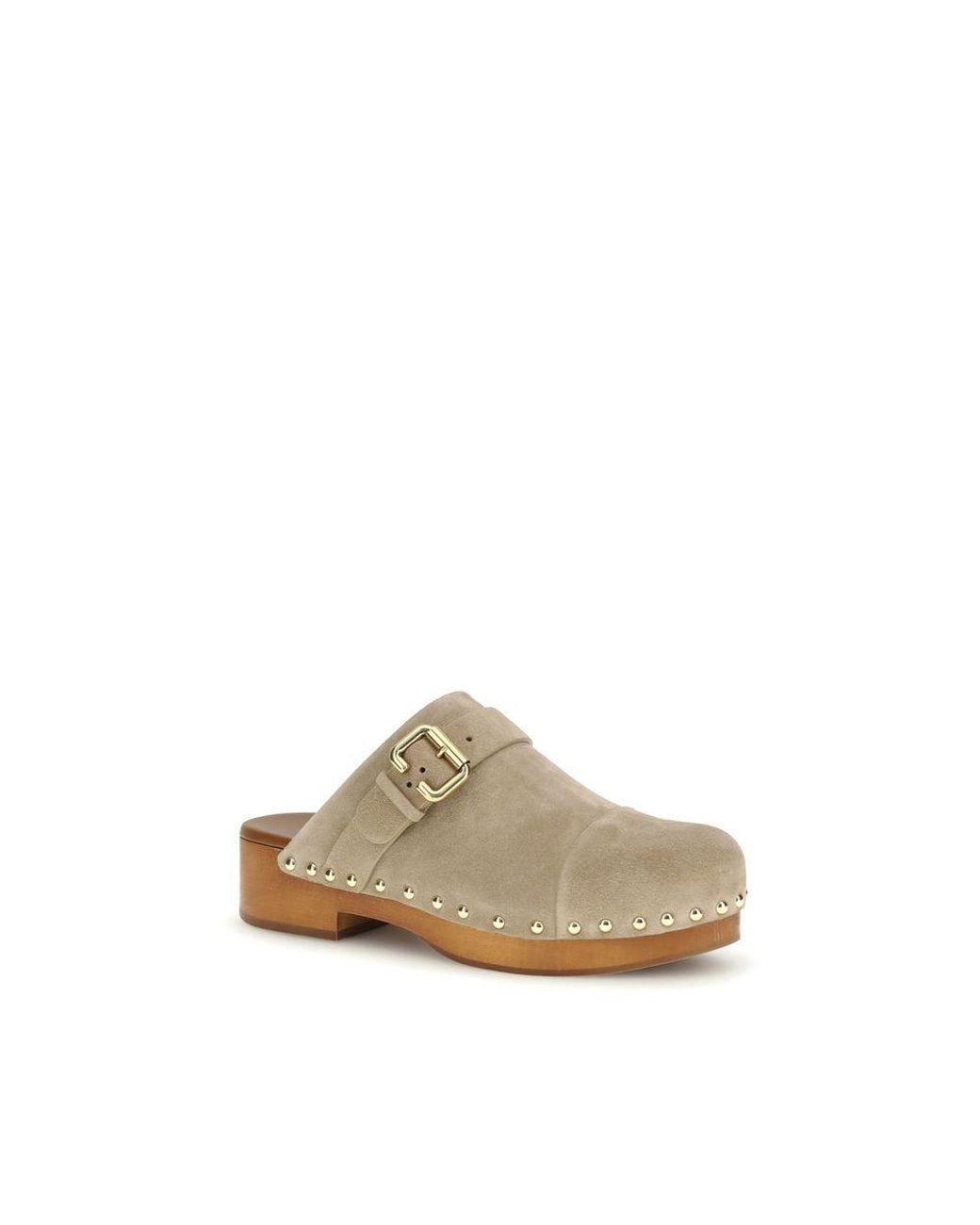 Chloé Natural Clogs