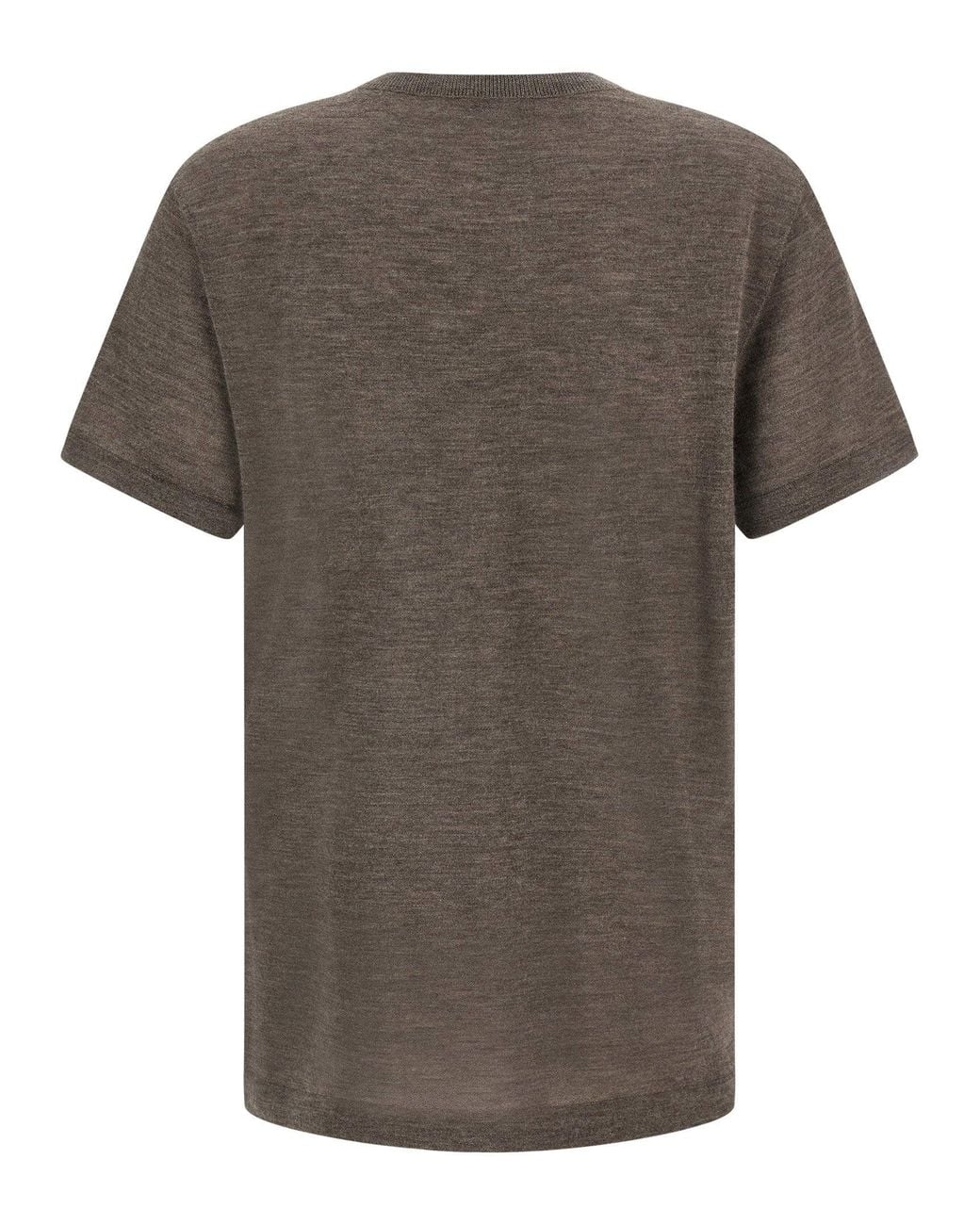 Co. Cashmere Knit T-Shirt in Gray | Lyst