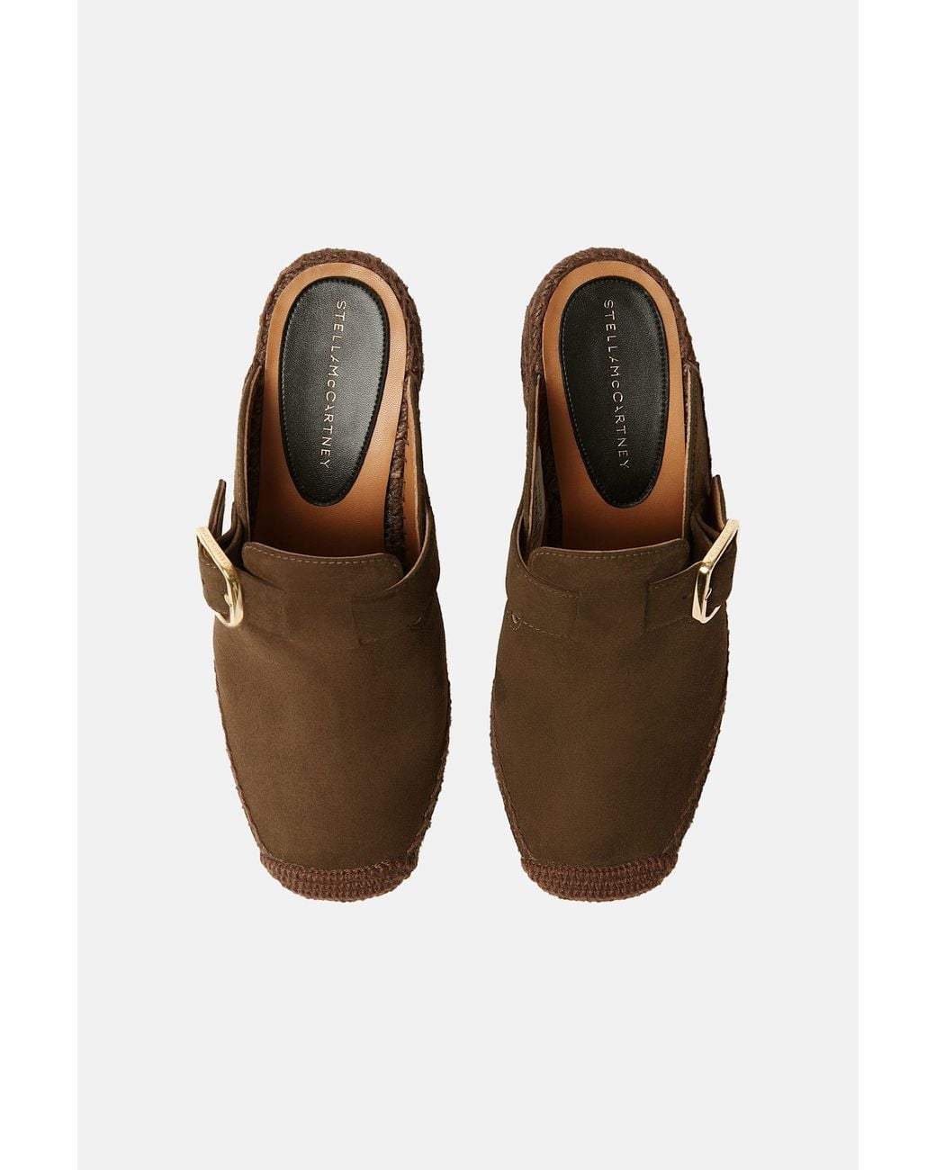 Stella McCartney Brown Suede Gaia Clog