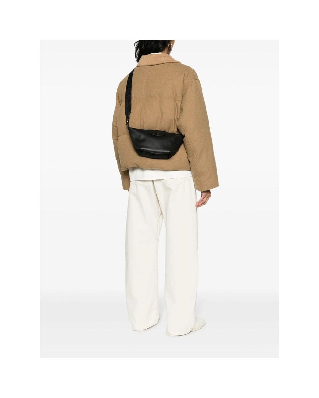 Longchamp Black Satchels & Cross Body Bags