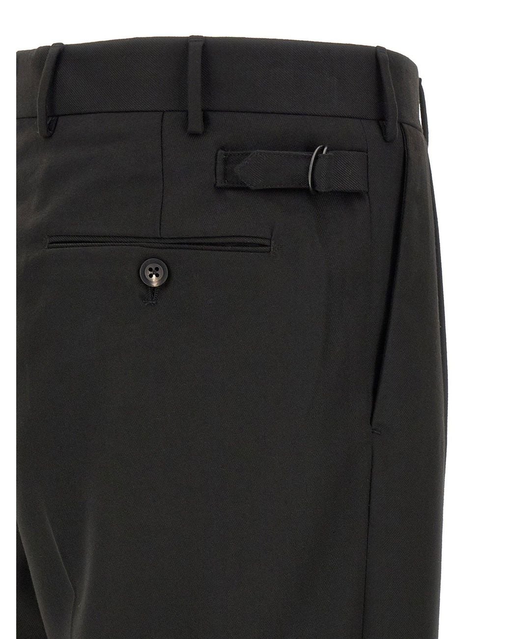 Cellar Door Black Trousers for men