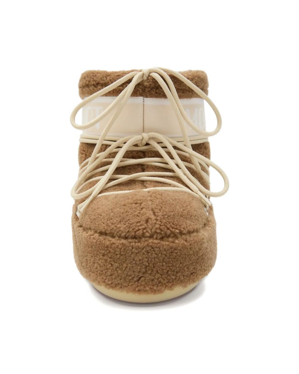 Moon Boot Natural Icon Low Fleece Teddy Snow Boots Shoes