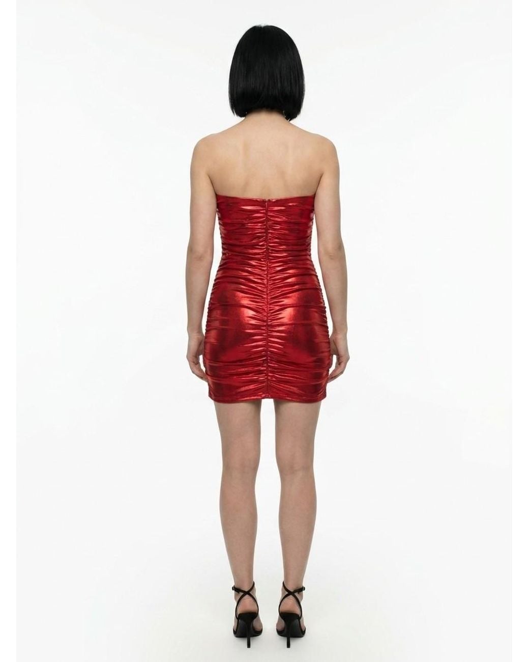 Dolce & Gabbana Red Cotton Cocktail Dress
