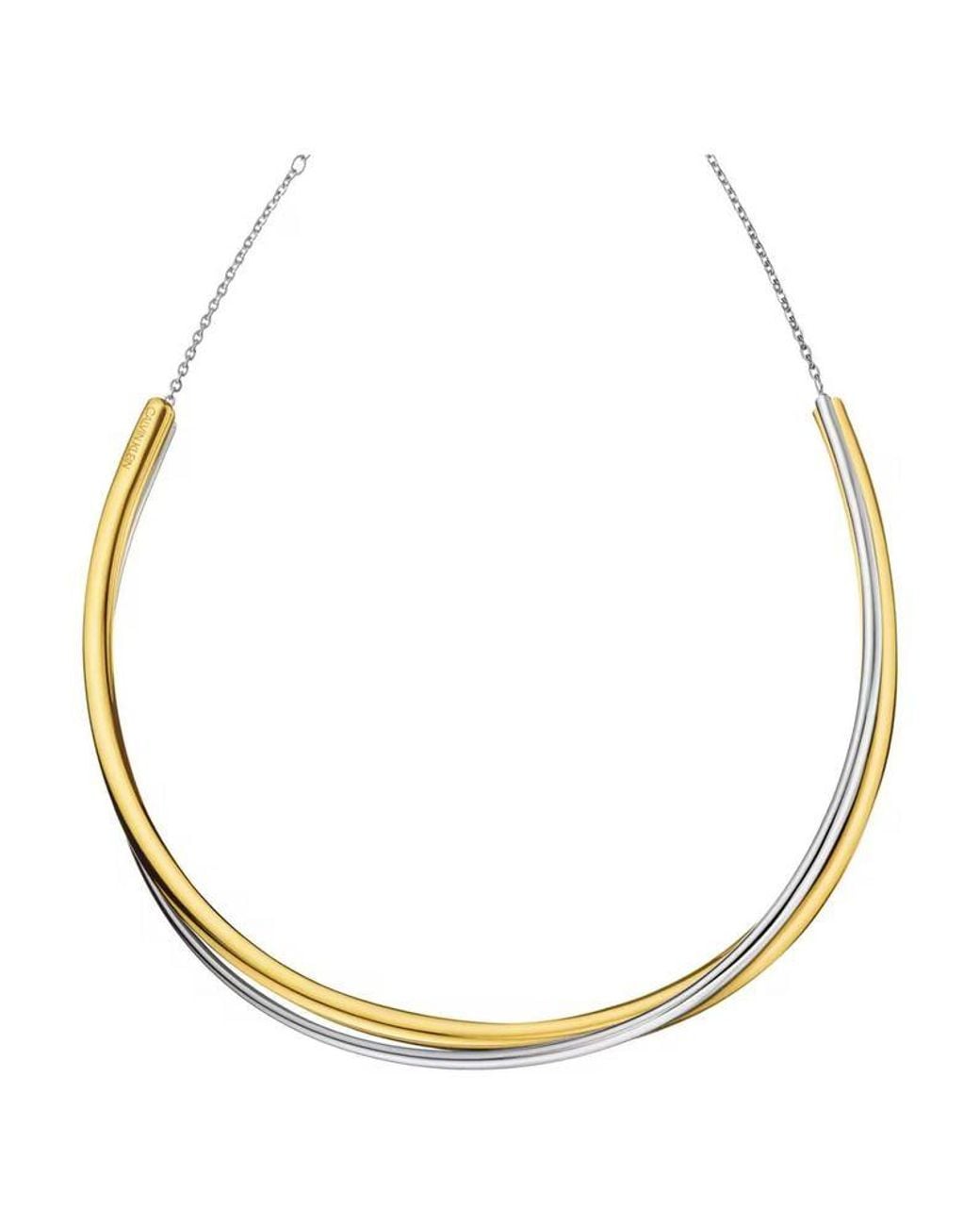 Calvin Klein Metallic Necklace Jewellery Necklaces