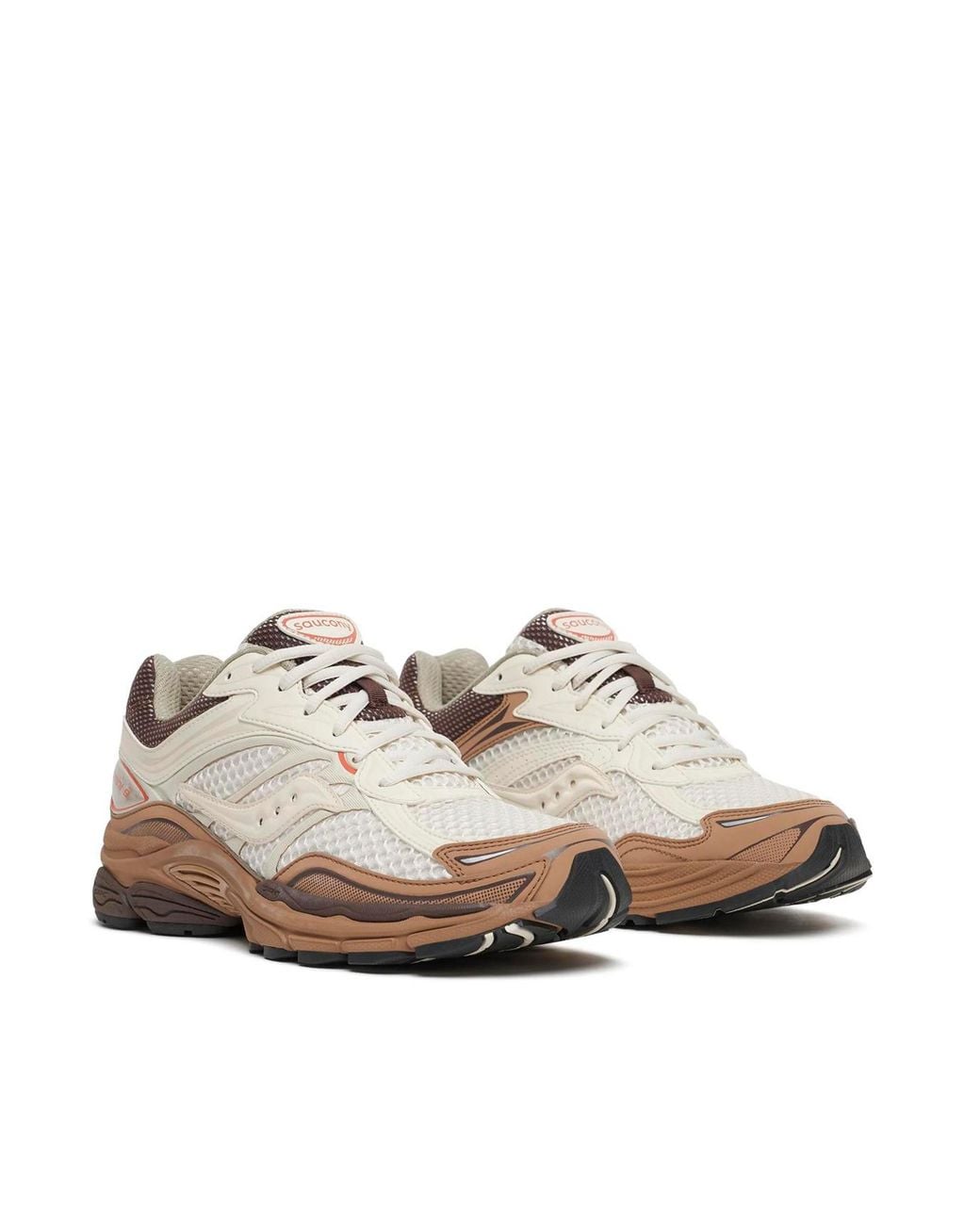 Saucony White Sneakers Progrid Omni 9 Mesh Synthetic for men