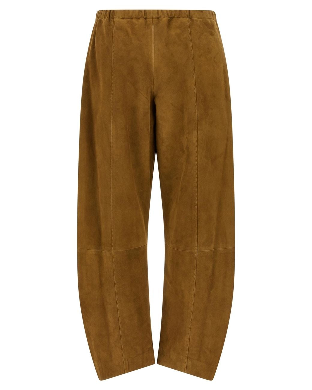 Khaite Natural Clover Pants Lamb Leather (Ovis Aries)