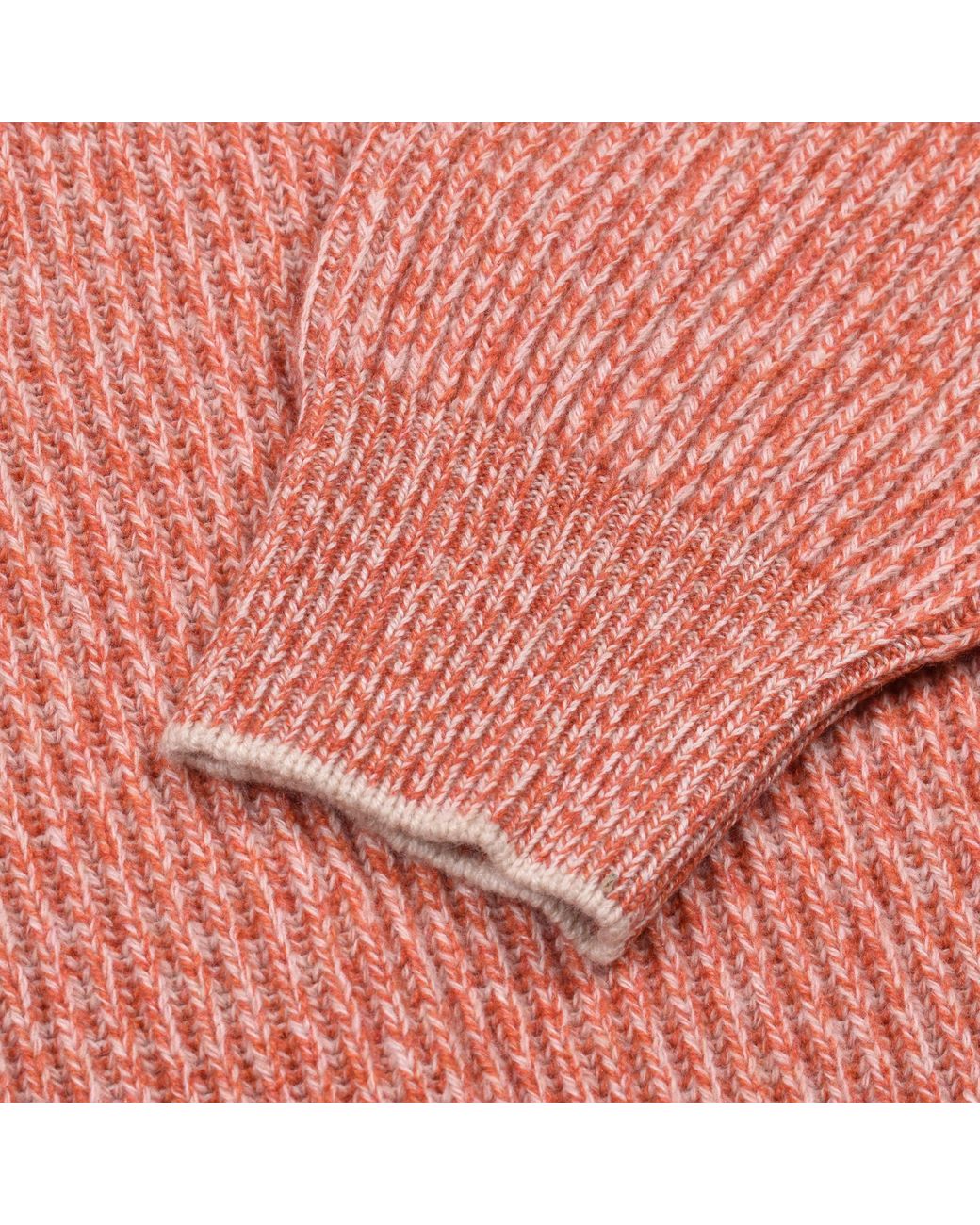 Brunello Cucinelli Pink Wool Silk Turtleneck Sweater for men
